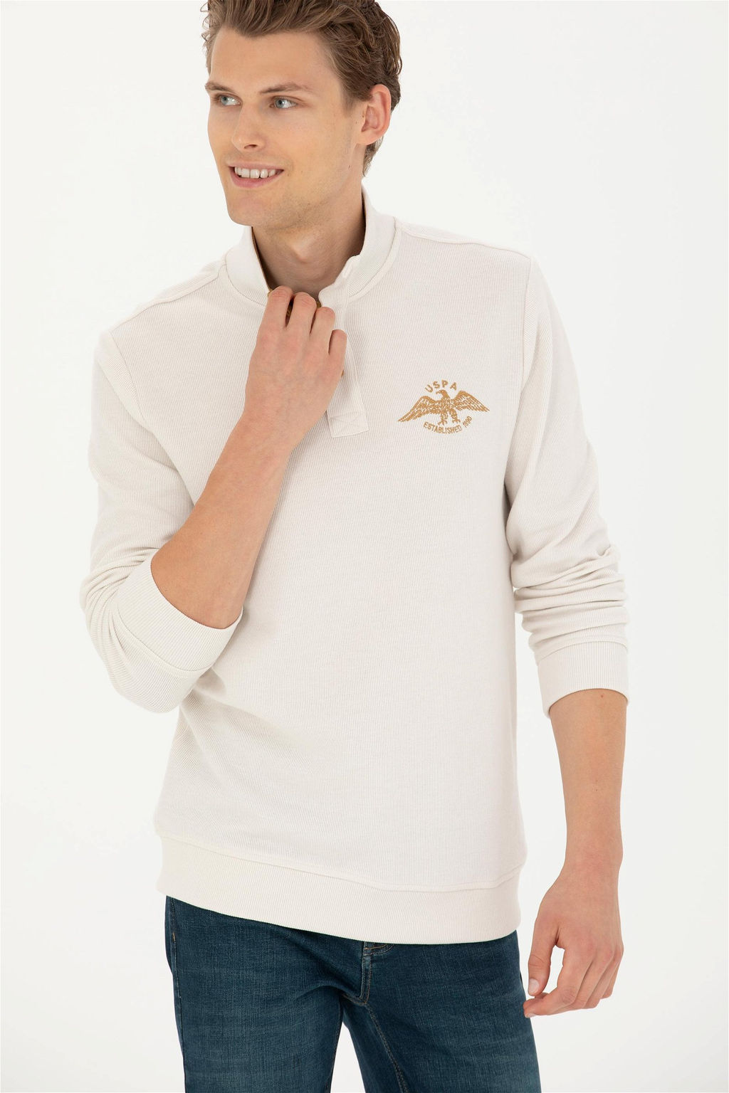 Мужская толстовка с камнем - U.s. polo assn фото 8