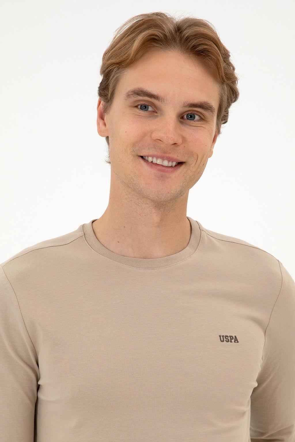 Erkek Koyu Bej Basic Sweatshirt Sepette S_rpriz _ndirim - U.s. polo assn фото 2