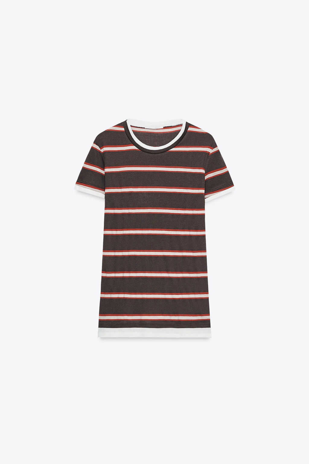 DOUBLE STRIPE T-SHIRT - Zara фото 5