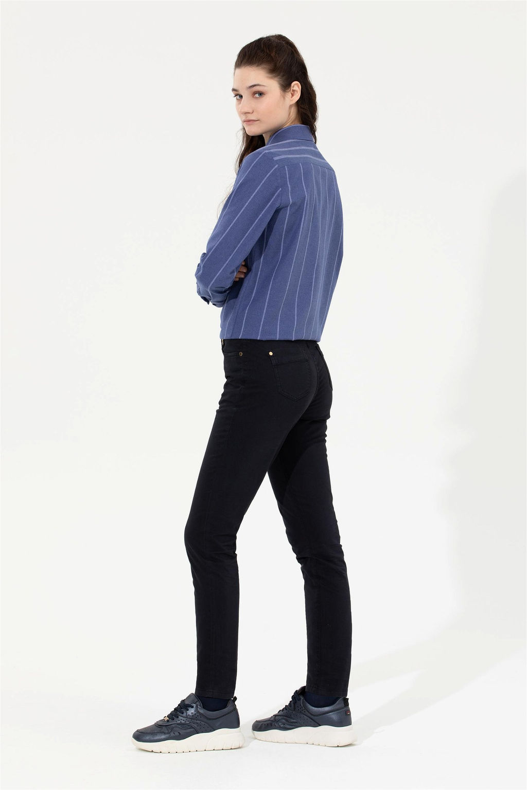 U. S. Polo Assn Женские темно-синие брюки - U.s. polo assn фото 11