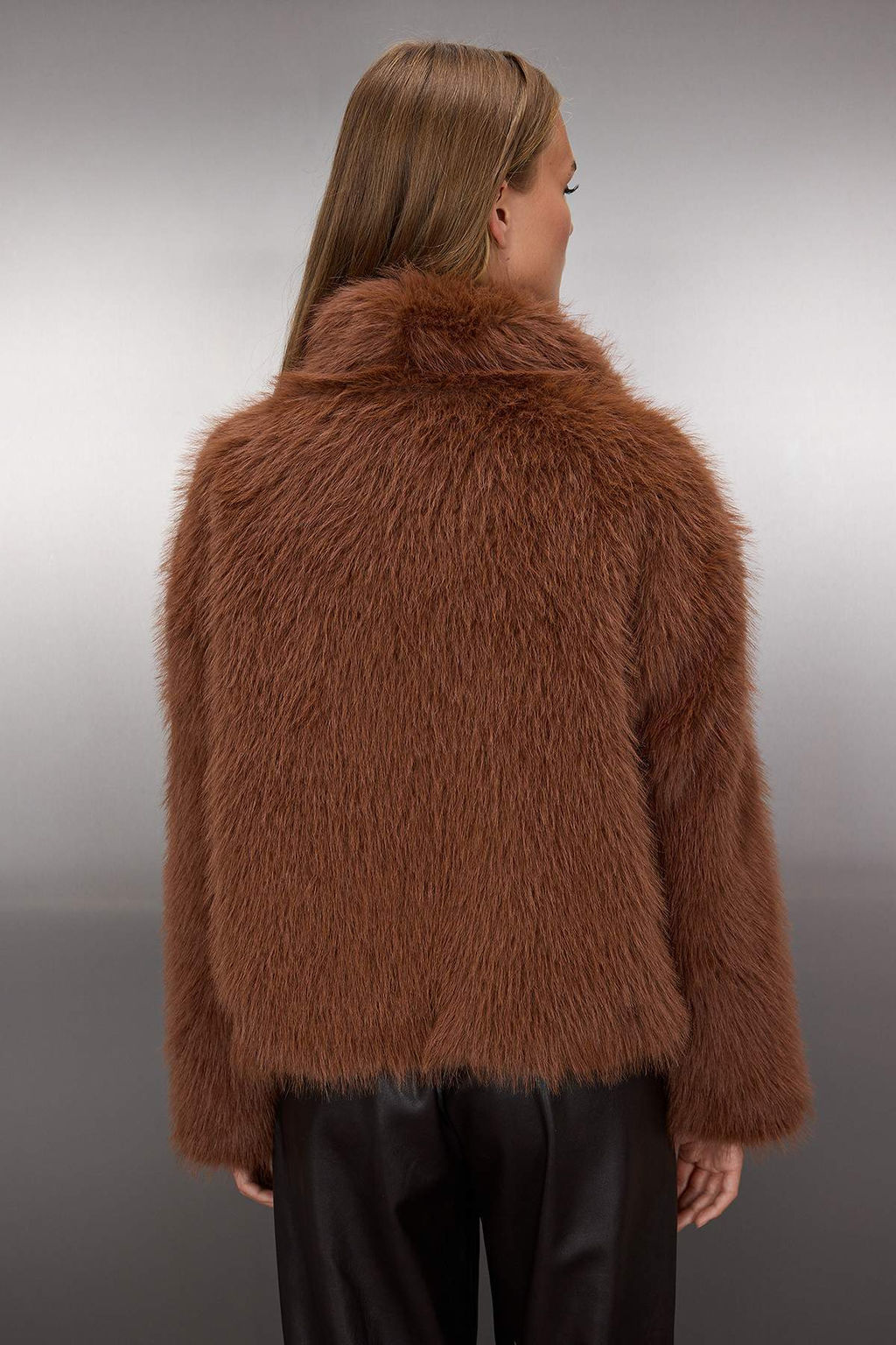 Bej Oversize Kal?p Kurk Mont TWOAW25MO00035 - Trendyolmilla фото 4