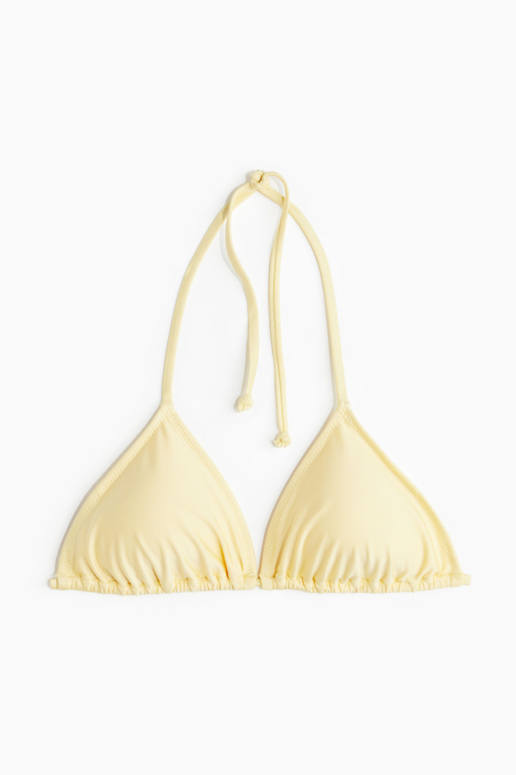 Top de bikini triangular con relleno - H&m фото 2