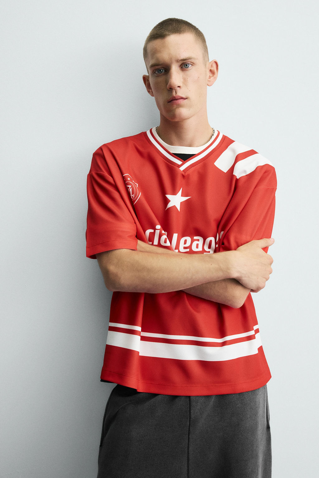 RETRO FOOTBALL PRINT T-SHIRT - Zara фото 6