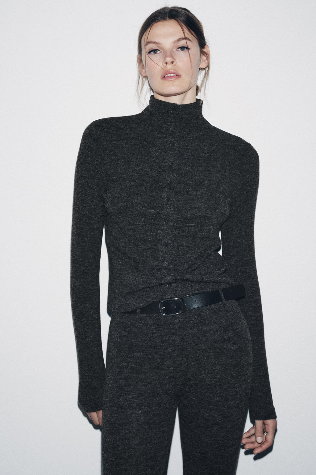 SOFT HIGH NECK JACKET - Zara фото 2
