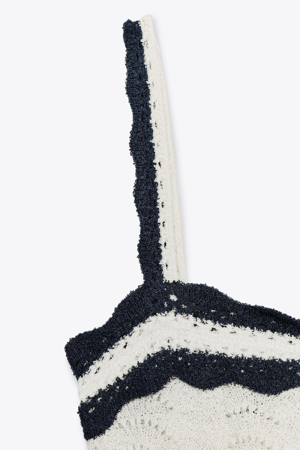 CONTRAST RUFFLE TOP - Zara фото 5