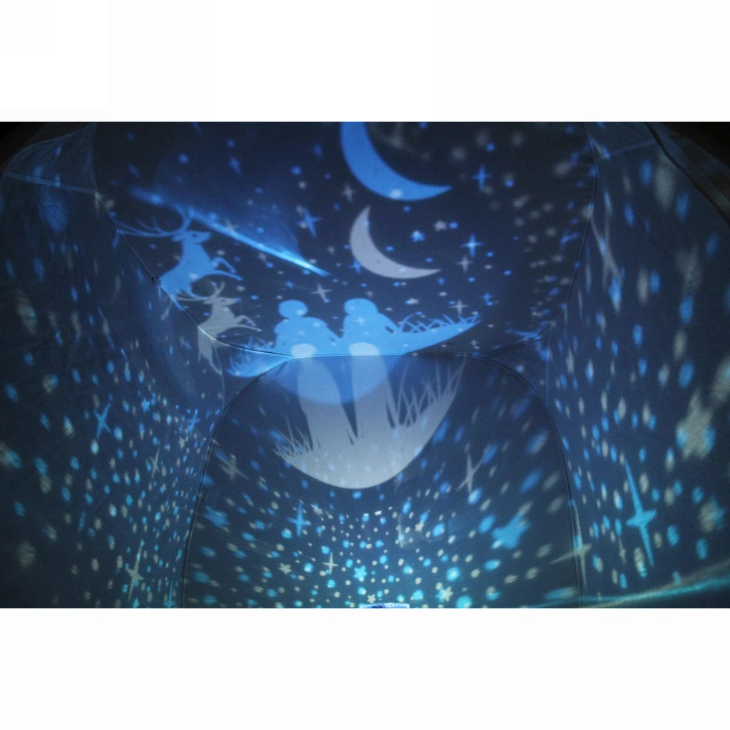 Диско-шар "Fantasy - Ушки" (в комплекте 6 картинок) 13*14 см, 5 реж, батарейки 4хАAА, USB, RGB (220V)