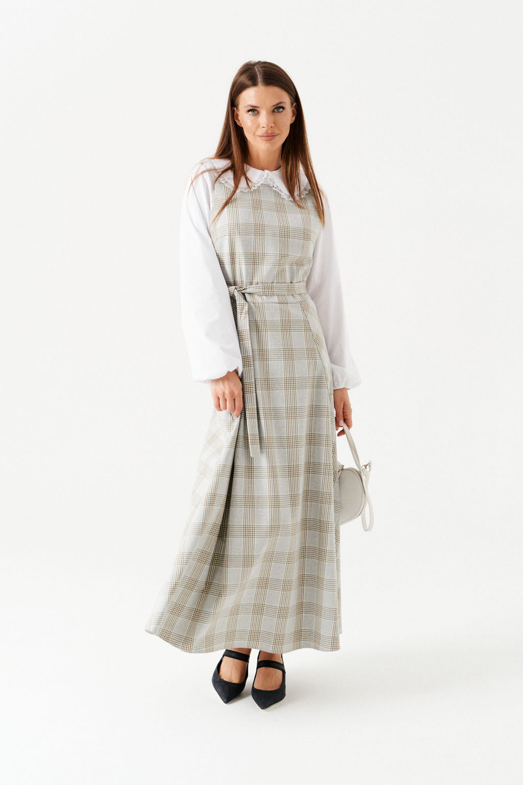 Комплект женский 2-х предметный (сарафан+блузка)