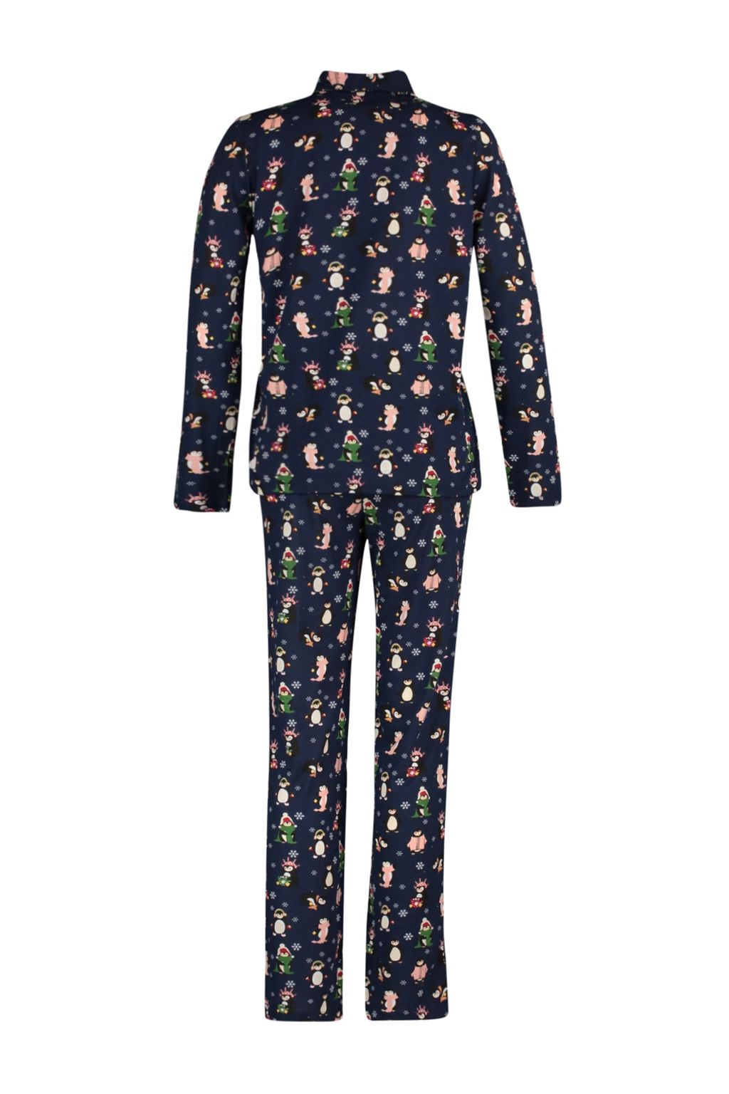 Yesil %100 Pamuklu Leopar Desenli Gomlek Pantolon Orme Pijama Tak?m? THMAW23PT00150 - Trendyolmilla фото 7