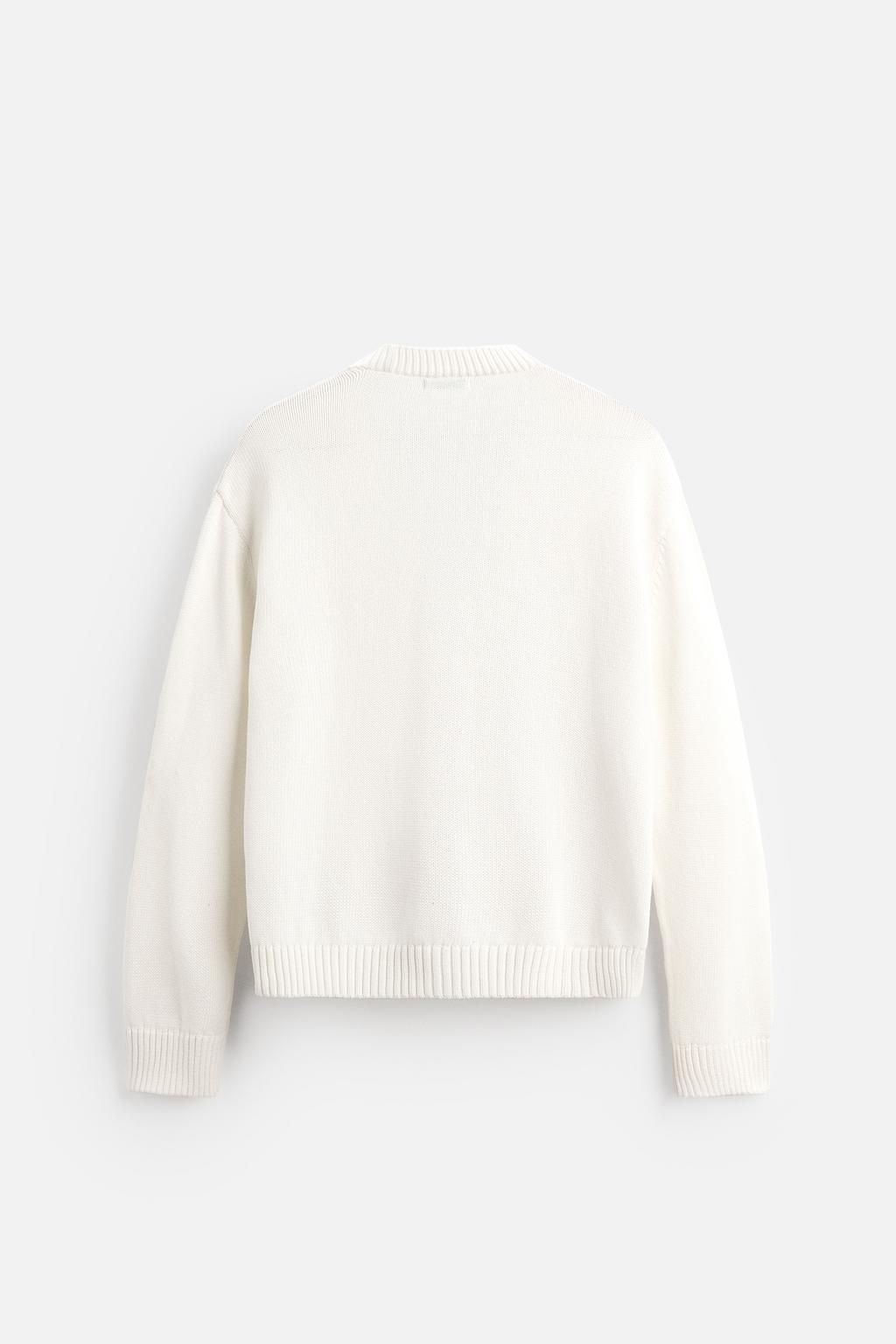 TEXTURED COTTON CARDIGAN - Zara фото 16
