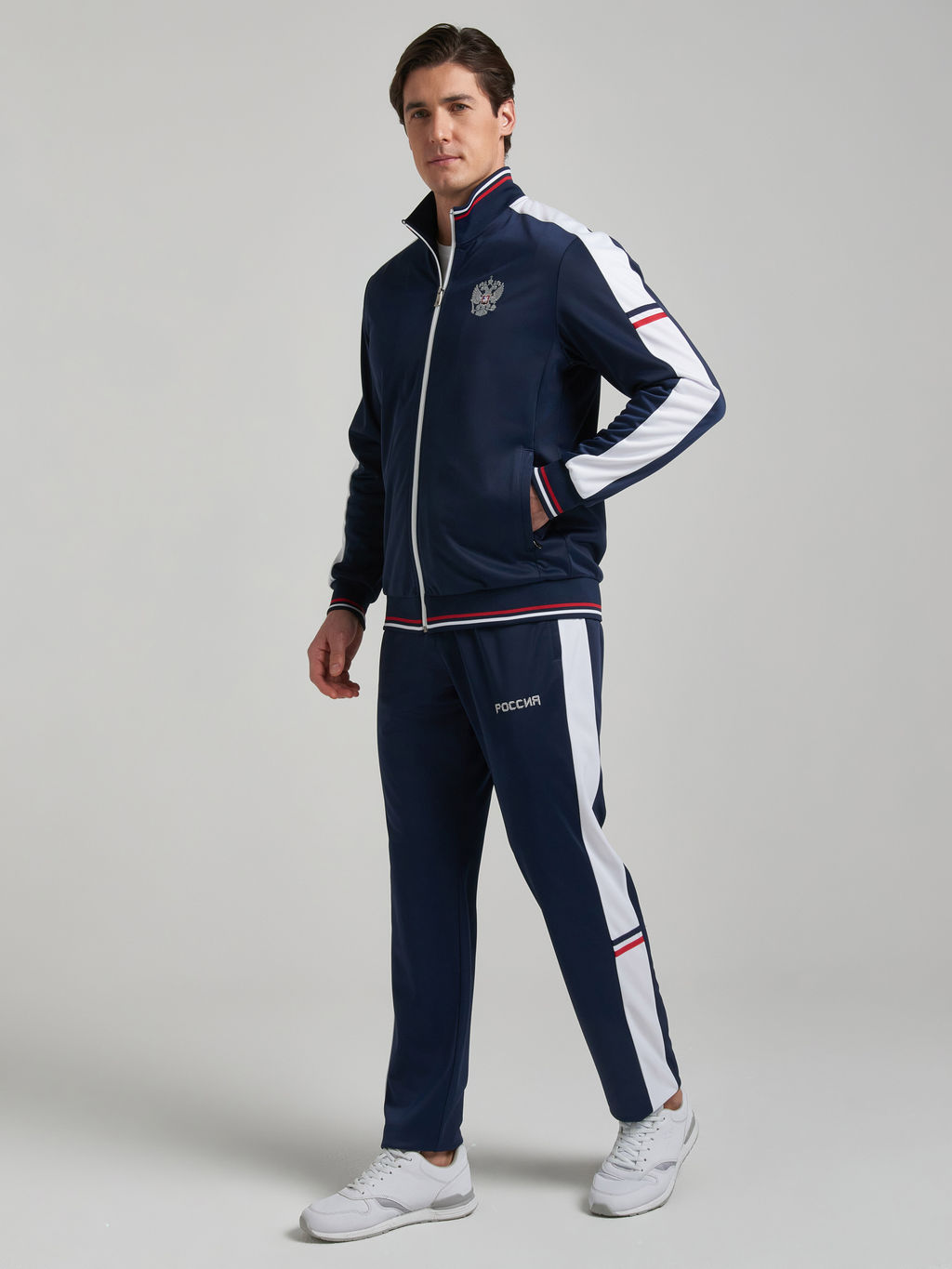 Спортивный костюм мужской RUSSIA 10M-RT-1738 - Rusteam фото 6