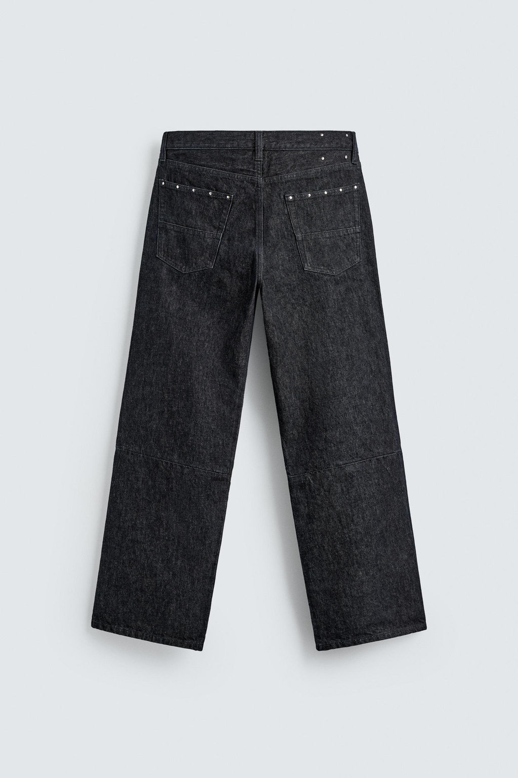 STUDDED STRAIGHT-LEG JEANS - Zara фото 16