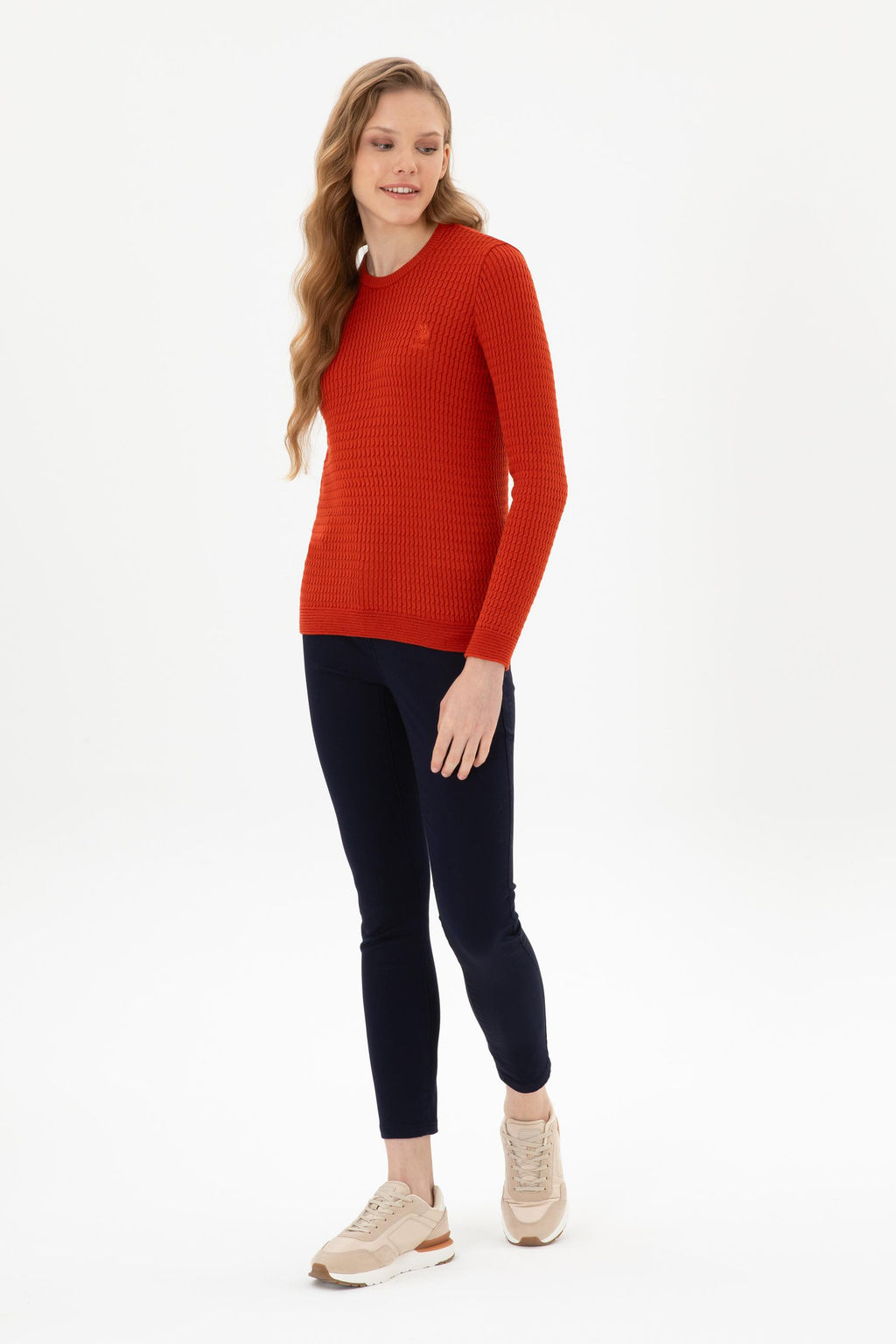 Kad_n Lacivert Toothpick Fit Kanvas Pantolon