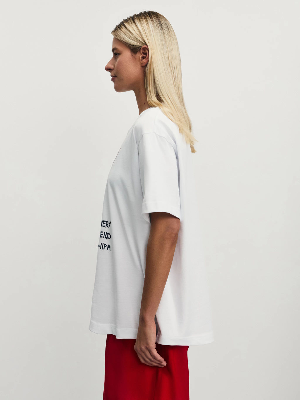 Футболка оверсайз с принтом / Zarina  фото 5