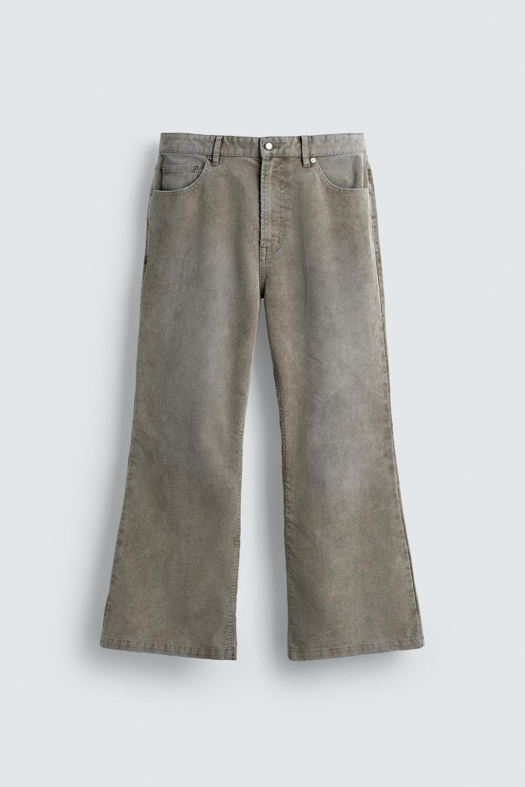 LIMITED EDITION FLARE FIT CORDUROY TROUSERS - Zara фото 7