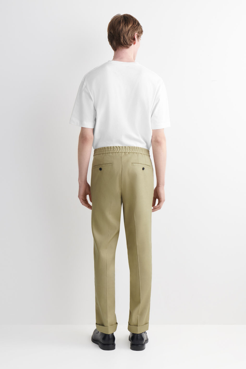 PANTAL?N DE LINO Y ALGOD?N SLIM FIT STRAIGHT LEG - H&m фото 6
