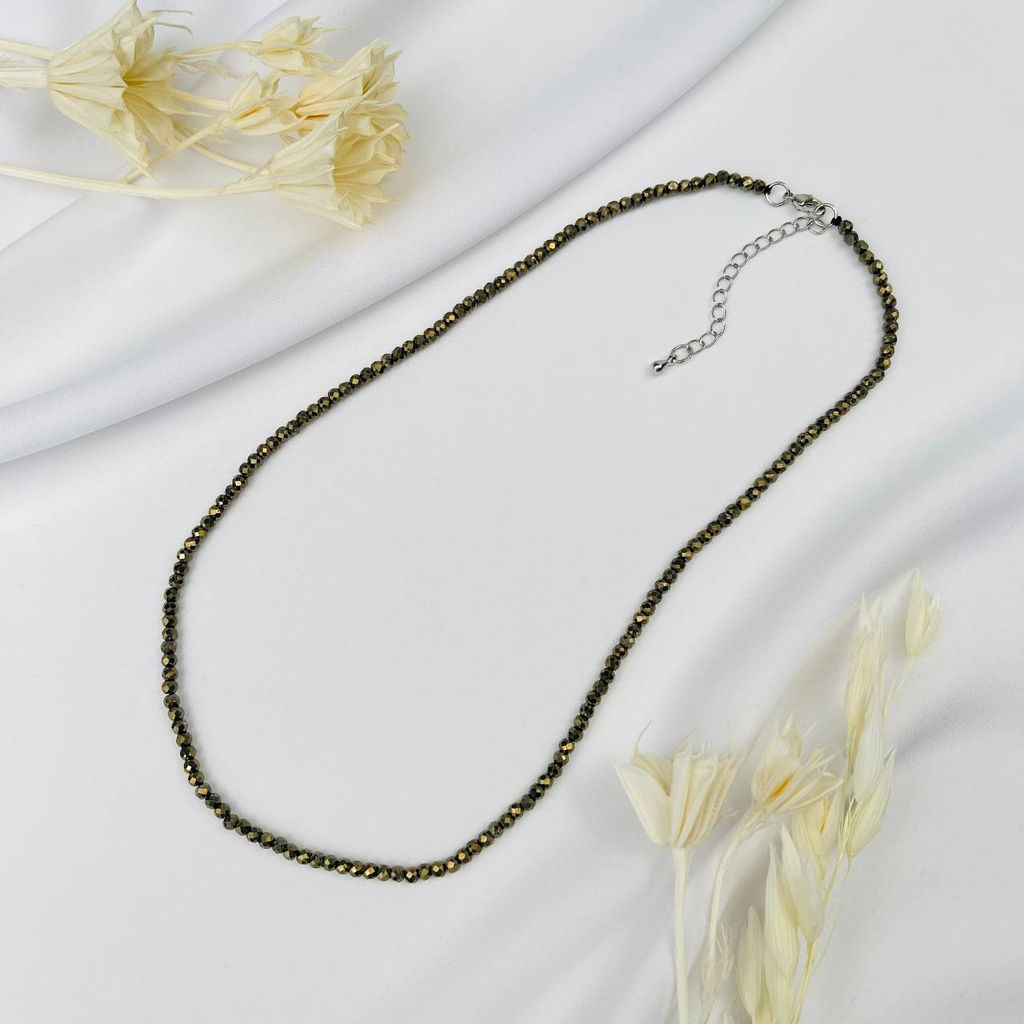 Бусы из Пирита огранка 39 см +