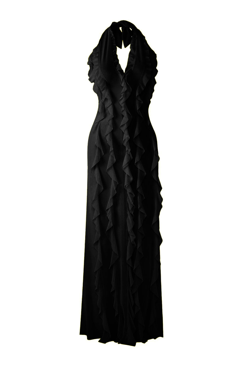 Limited Edition Siyah F?rf?rl? Astarl? Tul Abiye Gece Mezuniyet Elbisesi TPRSS25AE00063
