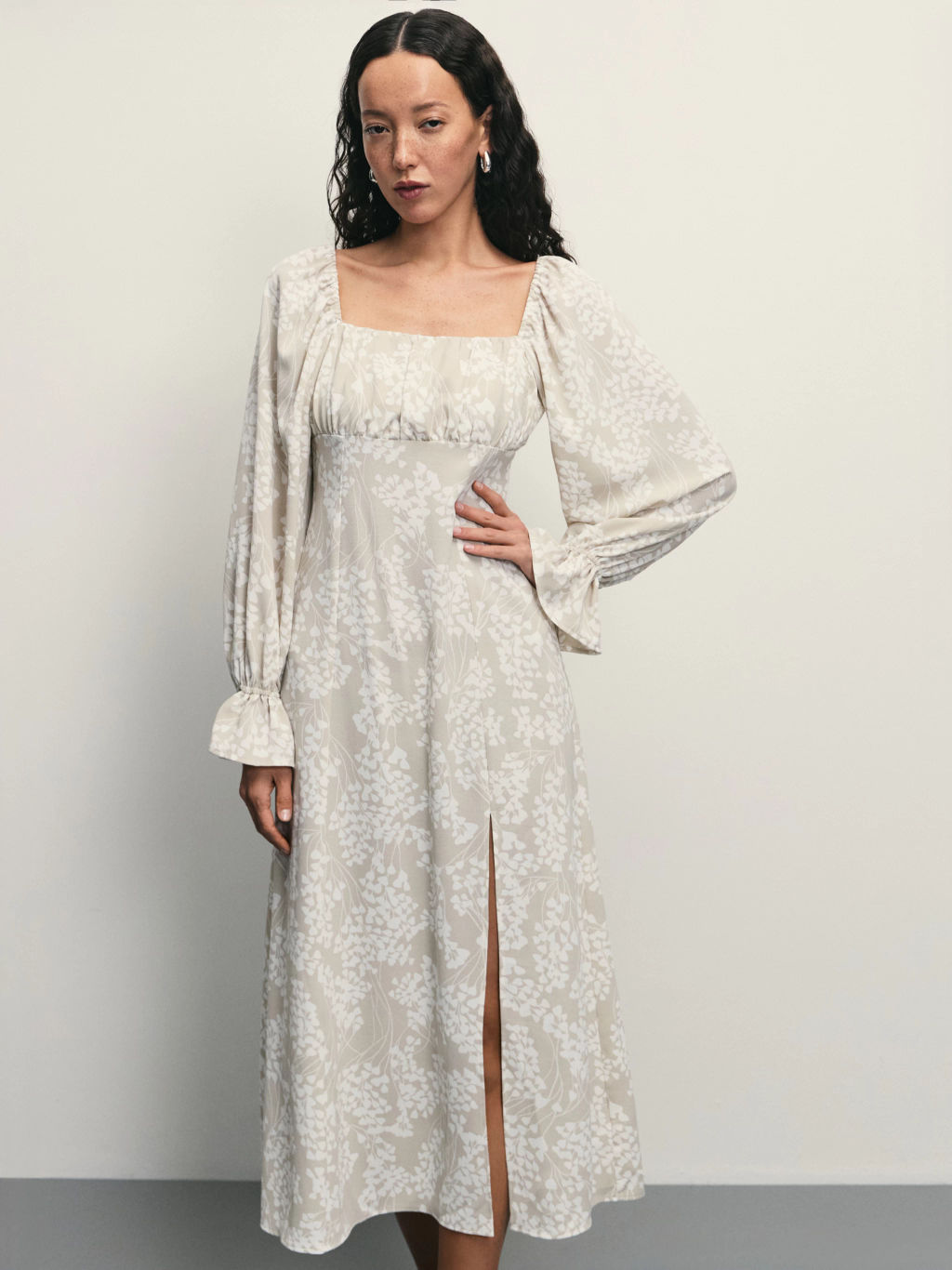 Платье миди с принтом / Zarina фото 2