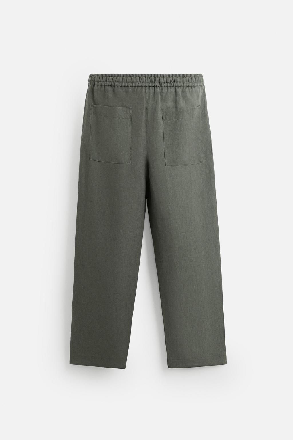 100% LINEN TROUSERS - Zara фото 42