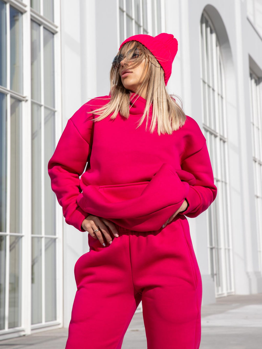 Женский Спортивный костюм БД030, фуксия от Спортсоло