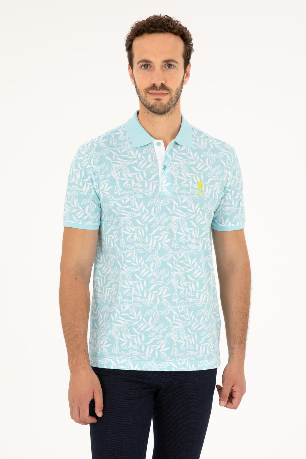 U. S. Polo Assn / Мужская мятная футболка - U.s. polo assn фото 8