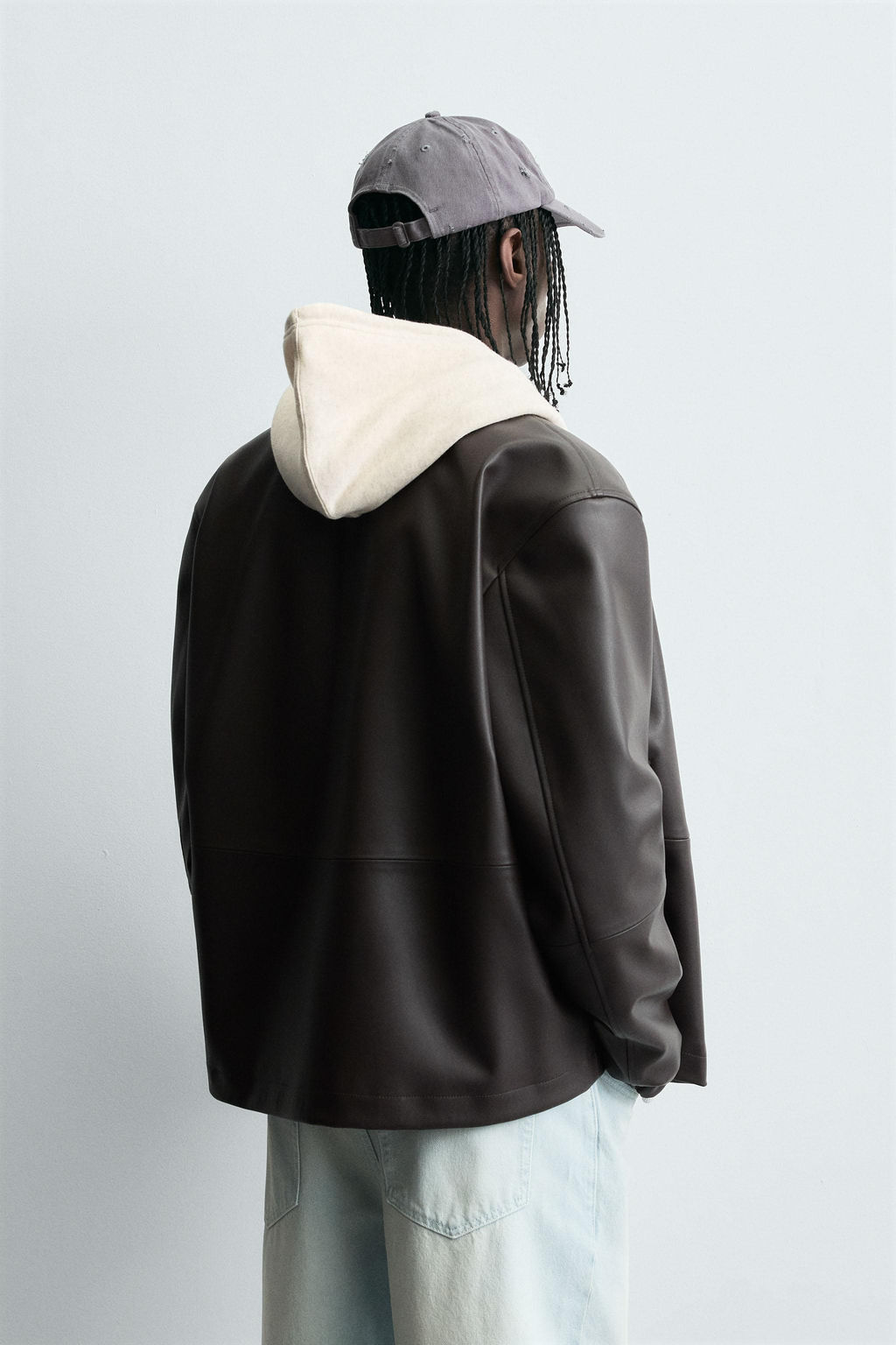 FAUX LEATHER JACKET