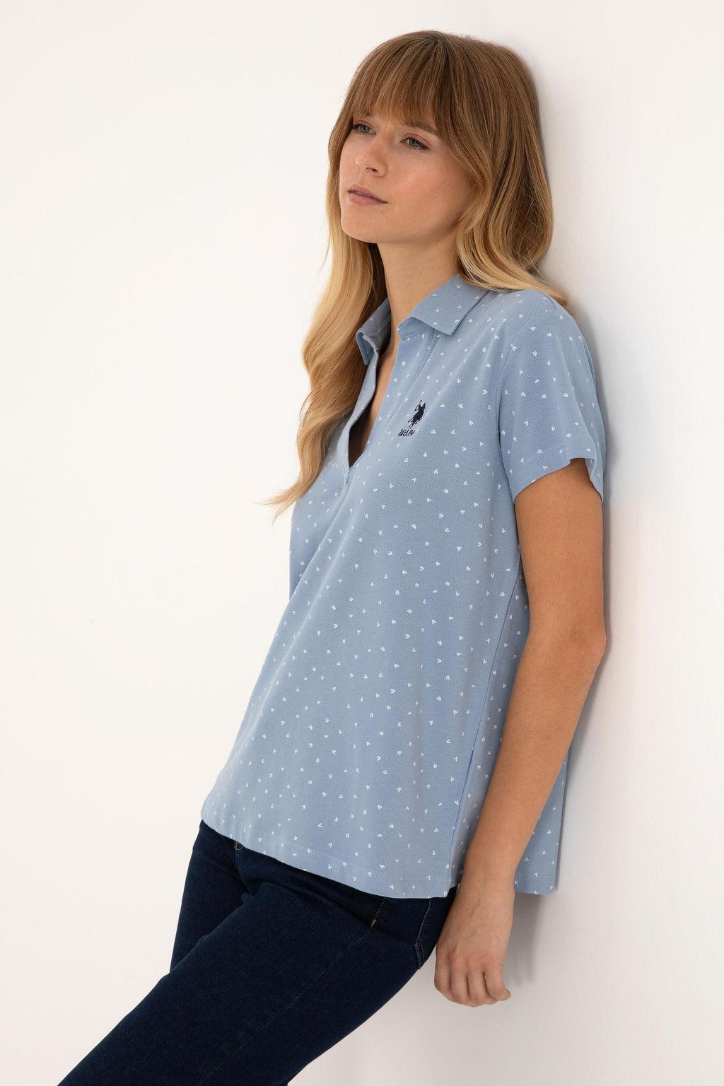 Kad_n Mavi Ti__rt - U.s. polo assn фото 3