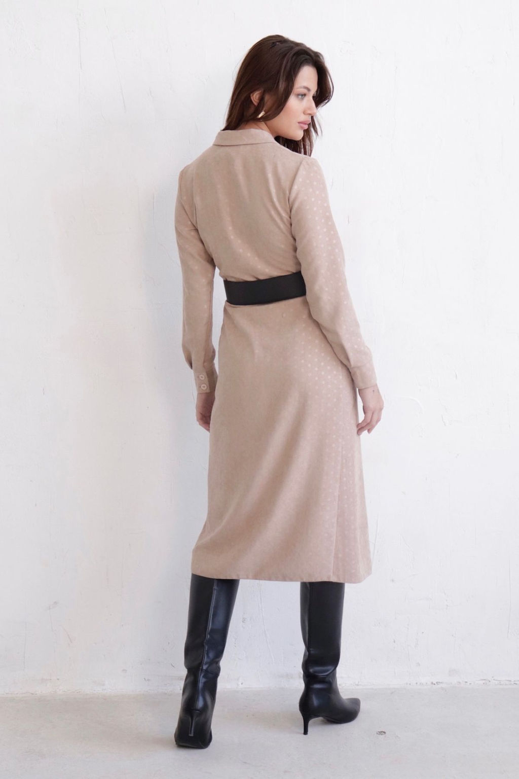 Платье-рубашка с английским воротником - Martichelli фото 283