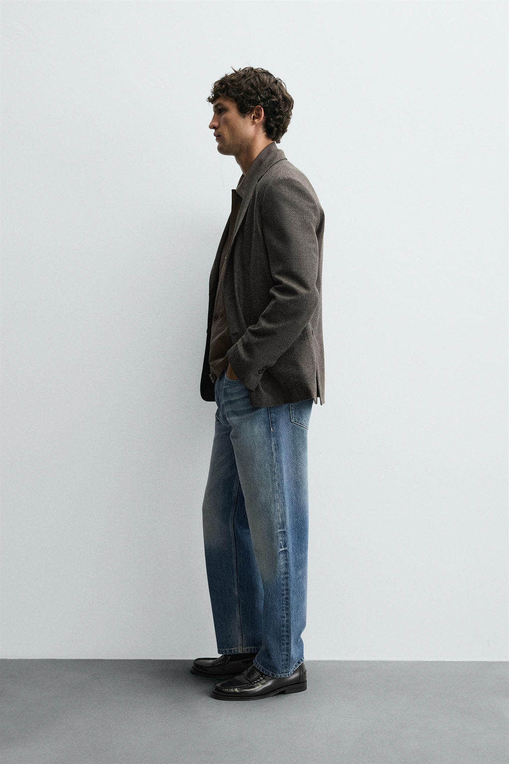 WOOL TEXTURED BLAZER - Zara фото 4