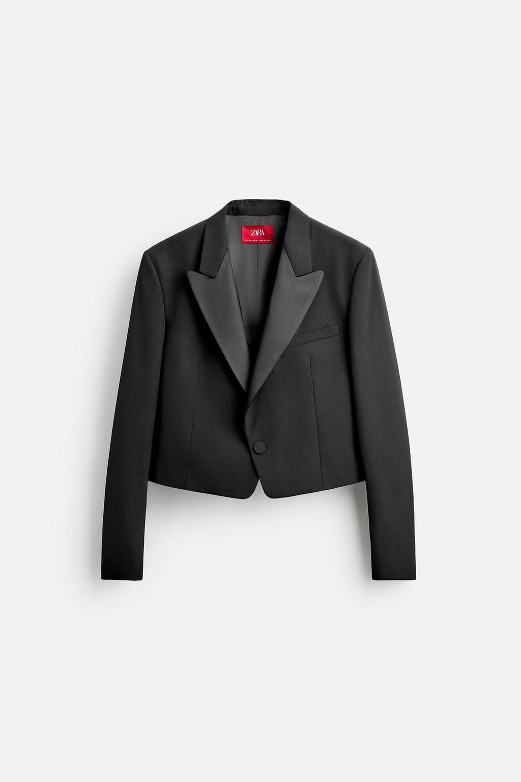 CROPPED TUXEDO BLAZER X HARRY LAMBERT - Zara фото 8