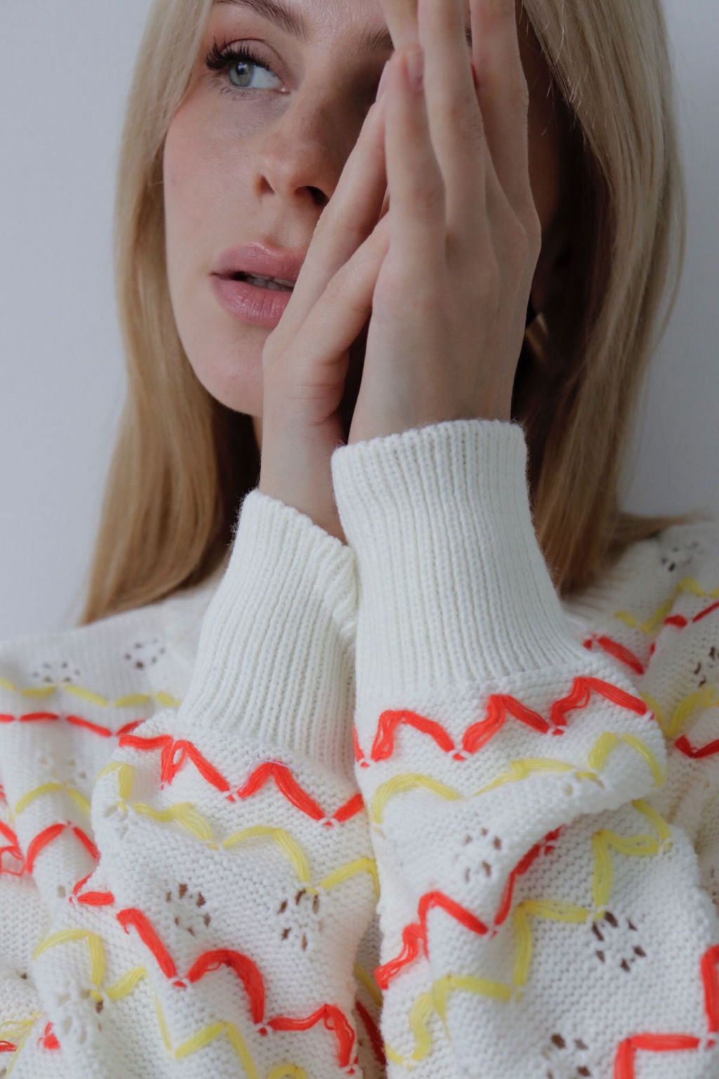 10237 Джемпер белый с декором - Martichelli фото 13