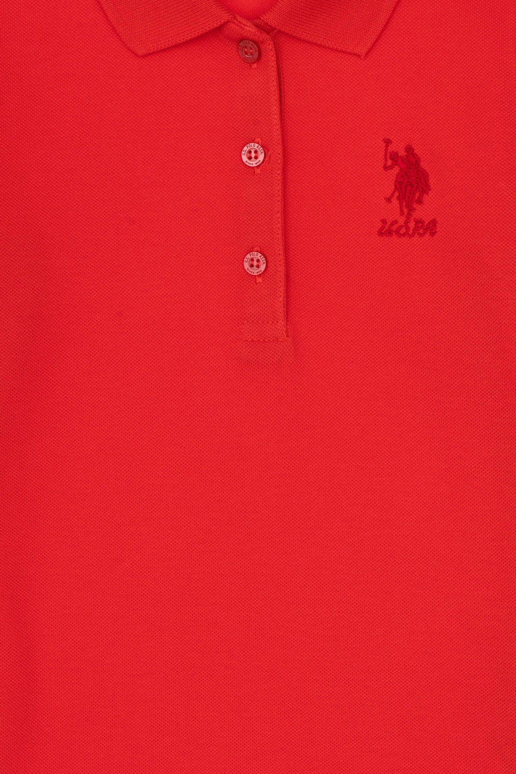 K_z _ocuk K_rm_z_ Polo Yaka Basic Sweatshirt Sepette S_rpriz _ndirim - U.s. polo assn фото 4