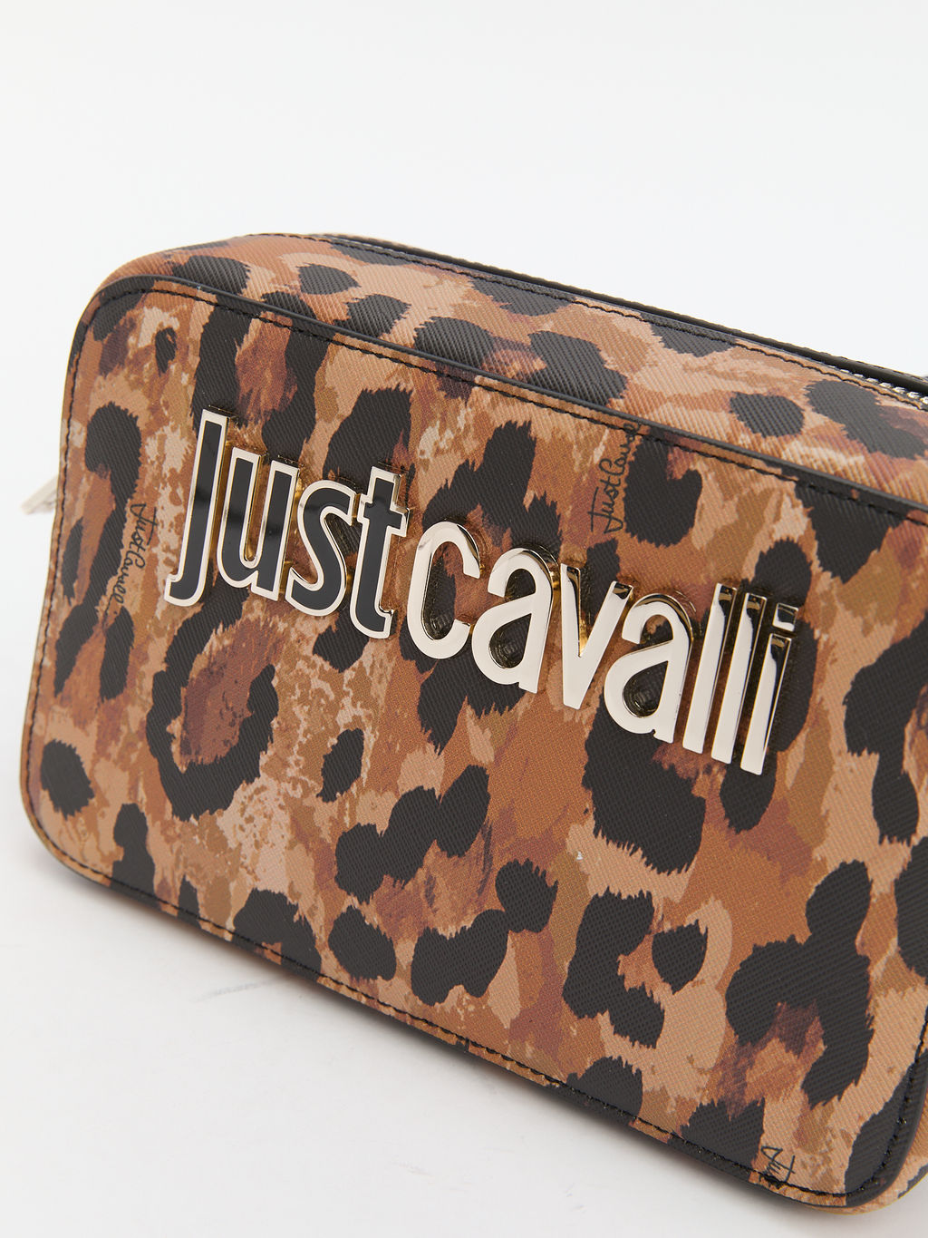 Женское кросс-боди JUST CAVALLI METAL LETTERING Артикул 4107665, леопардовый принт  фото 3