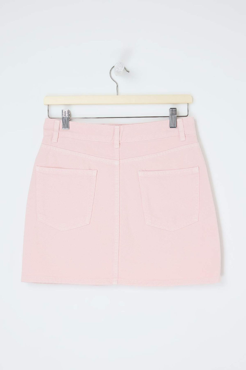 Pembe Mini Denim %100 Pamuklu Etek TWOSS26ET00070 - Trendyolmilla фото 2