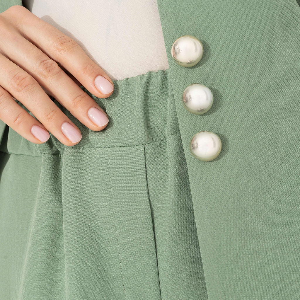 Брючный костюм женственный, Время знаков (2 в 1, дыхание леса) - Charutti фото 4