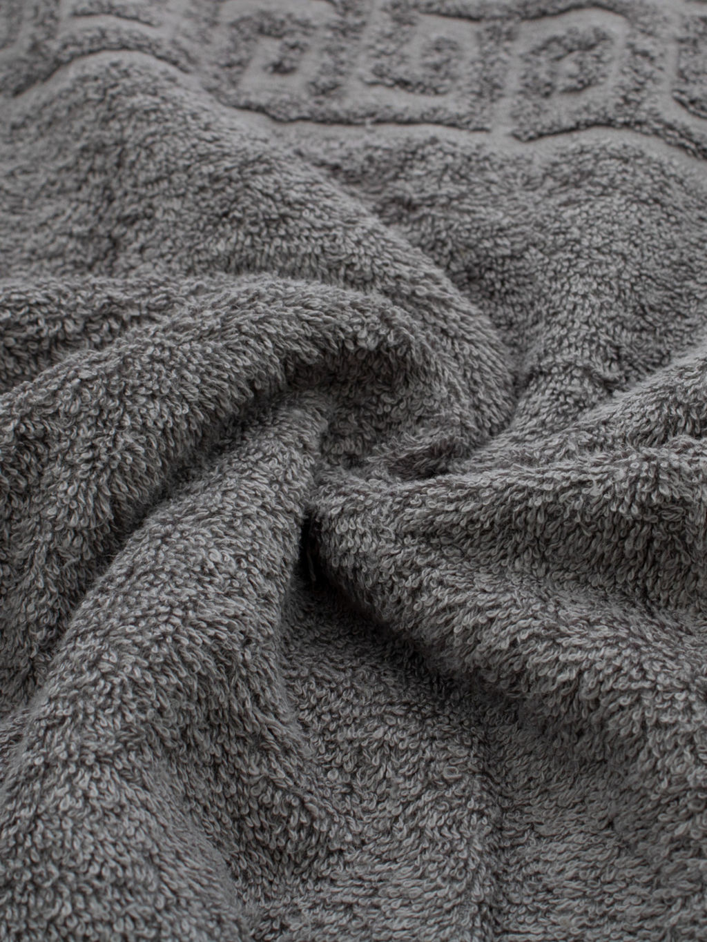 Полотенце махровое цв. Серый 50х90 - Хлопковый мир фото 3