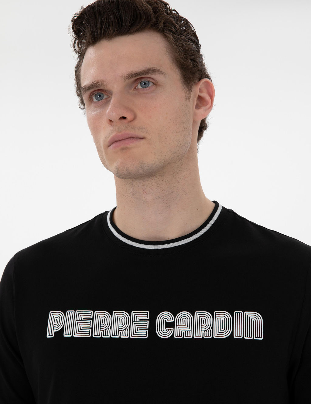 Siyah Regular Fit Ti__rt - Pierre cardin фото 2