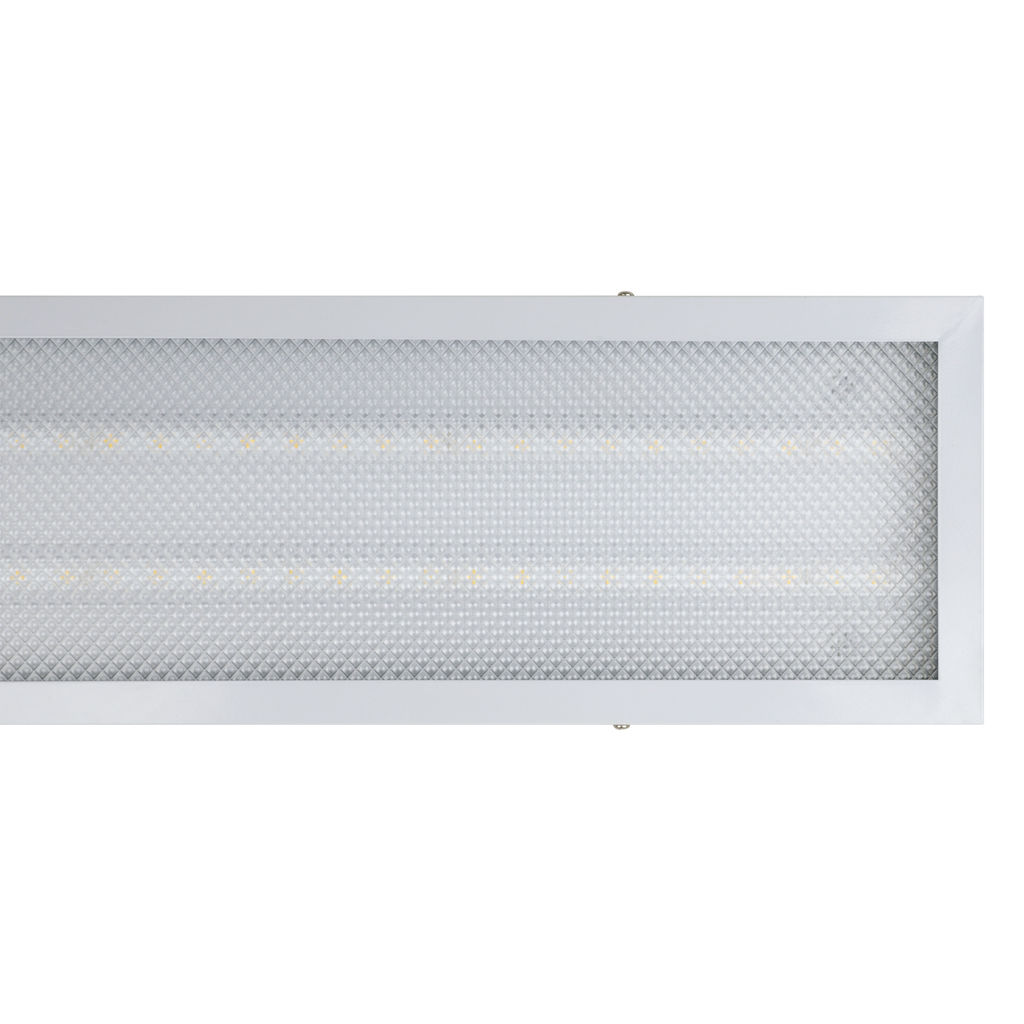 ULP-Q105 18120-45W/NW WHITE Светильник светодиодный потолочный универсальный. Белый свет (4000K). Рассеиватель ПРИЗМА. Встроенный и/п. Корпус белый. ТМ Volpe.