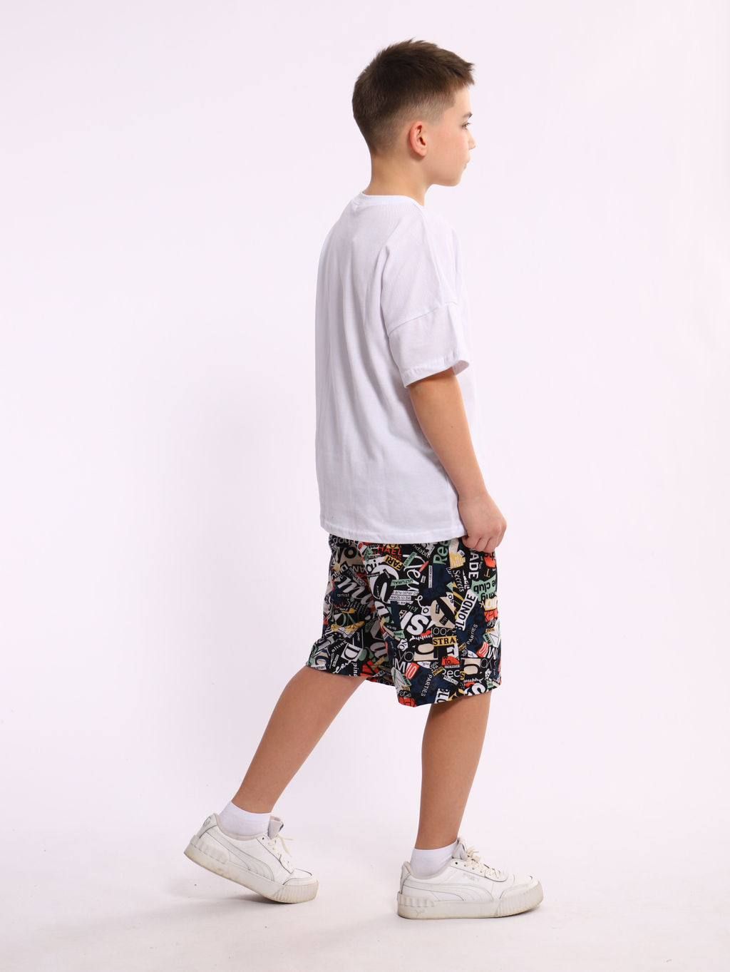 Шорты Федор синий граффити - Ладошки фото 8