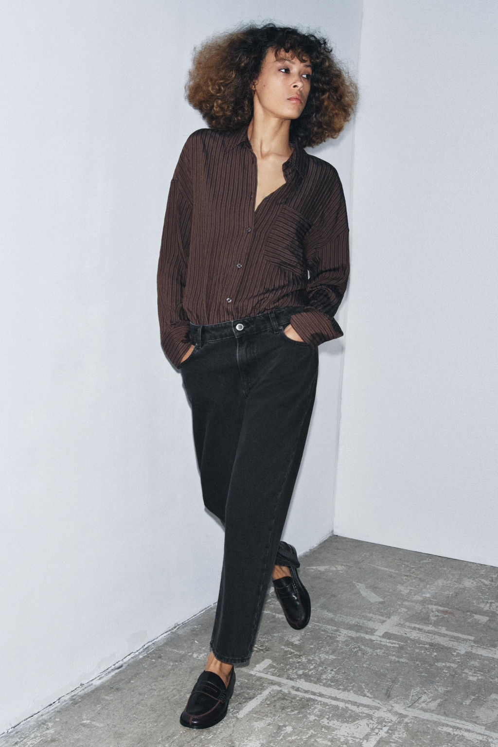 ZW COLLECTION MID-WAIST FULL LENGTH JEANS