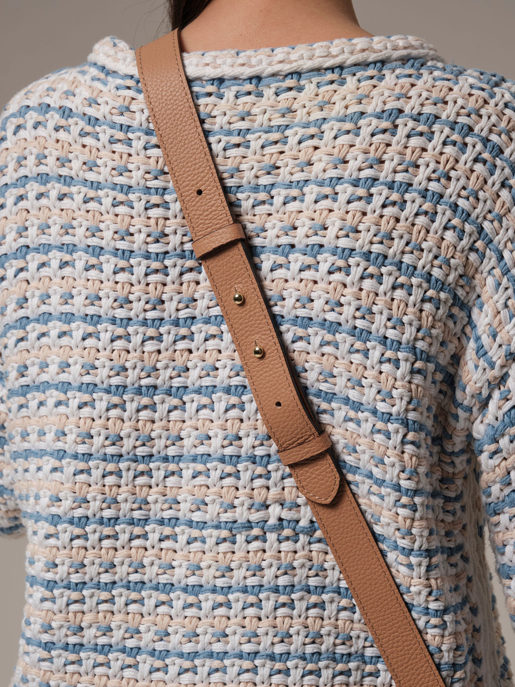 Сумка кожаная Deboro 30574 бежевая нуга