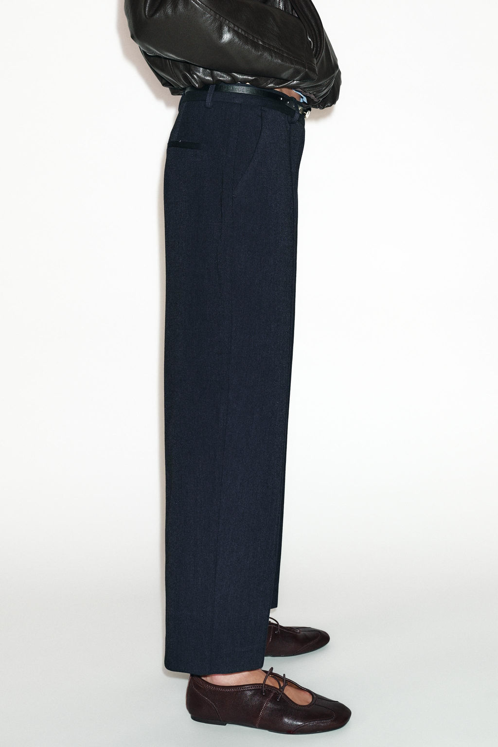 STRAIGHT TROUSERS WITH BELT - Zara фото 12