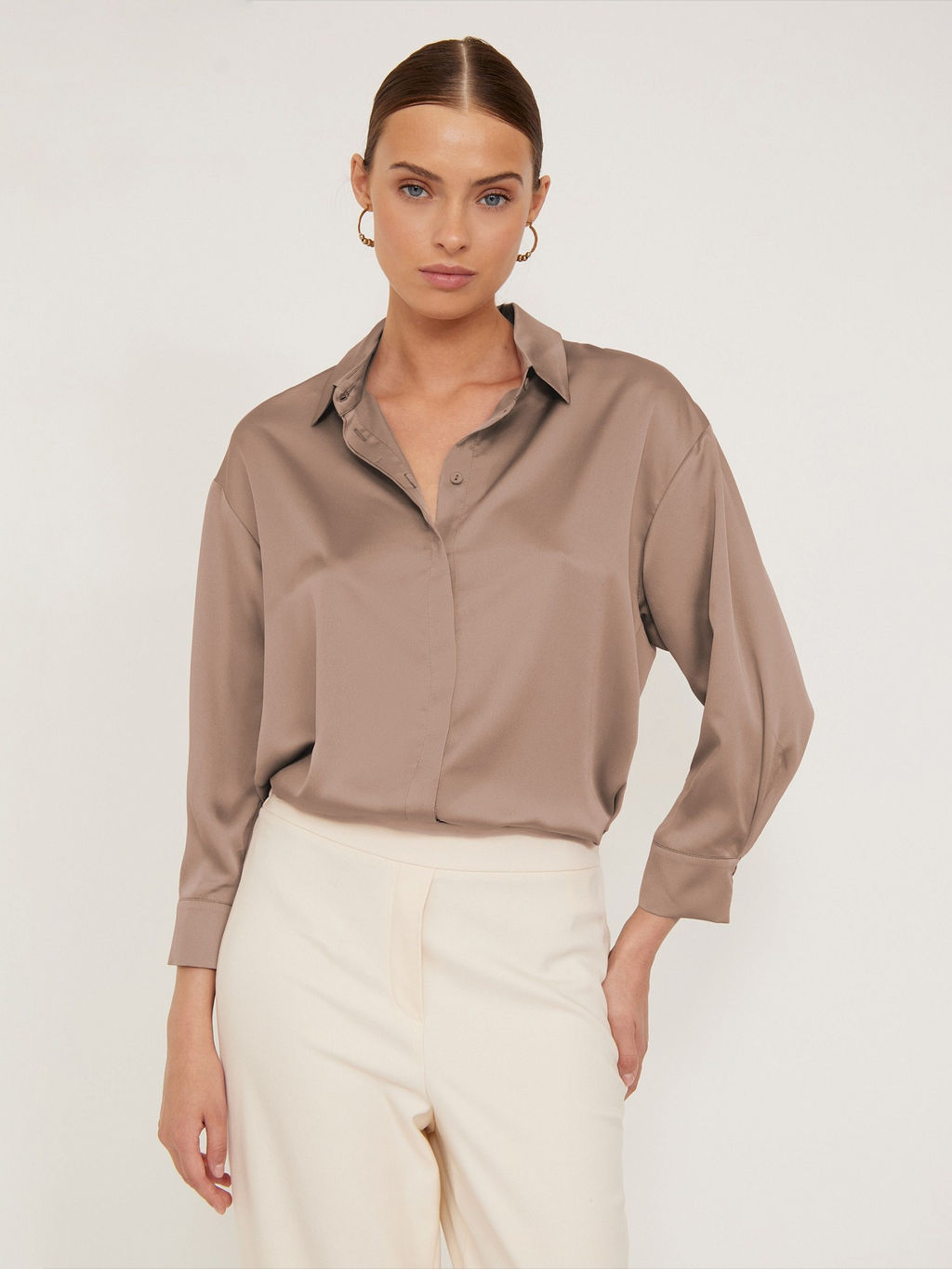 Рубашка однотонная B2480/lovita - Emka фото 2