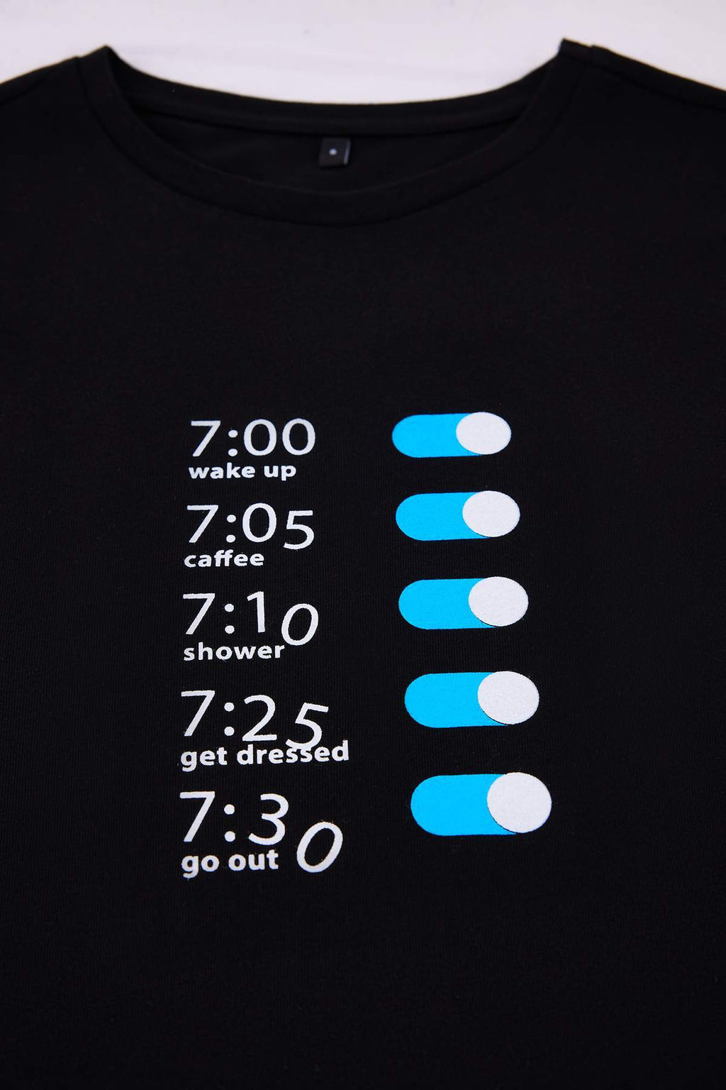 Siyah Regular Bask?l? Orme Pijama Tak?m? TMNSS26PT00001 - Trendyolmilla фото 3