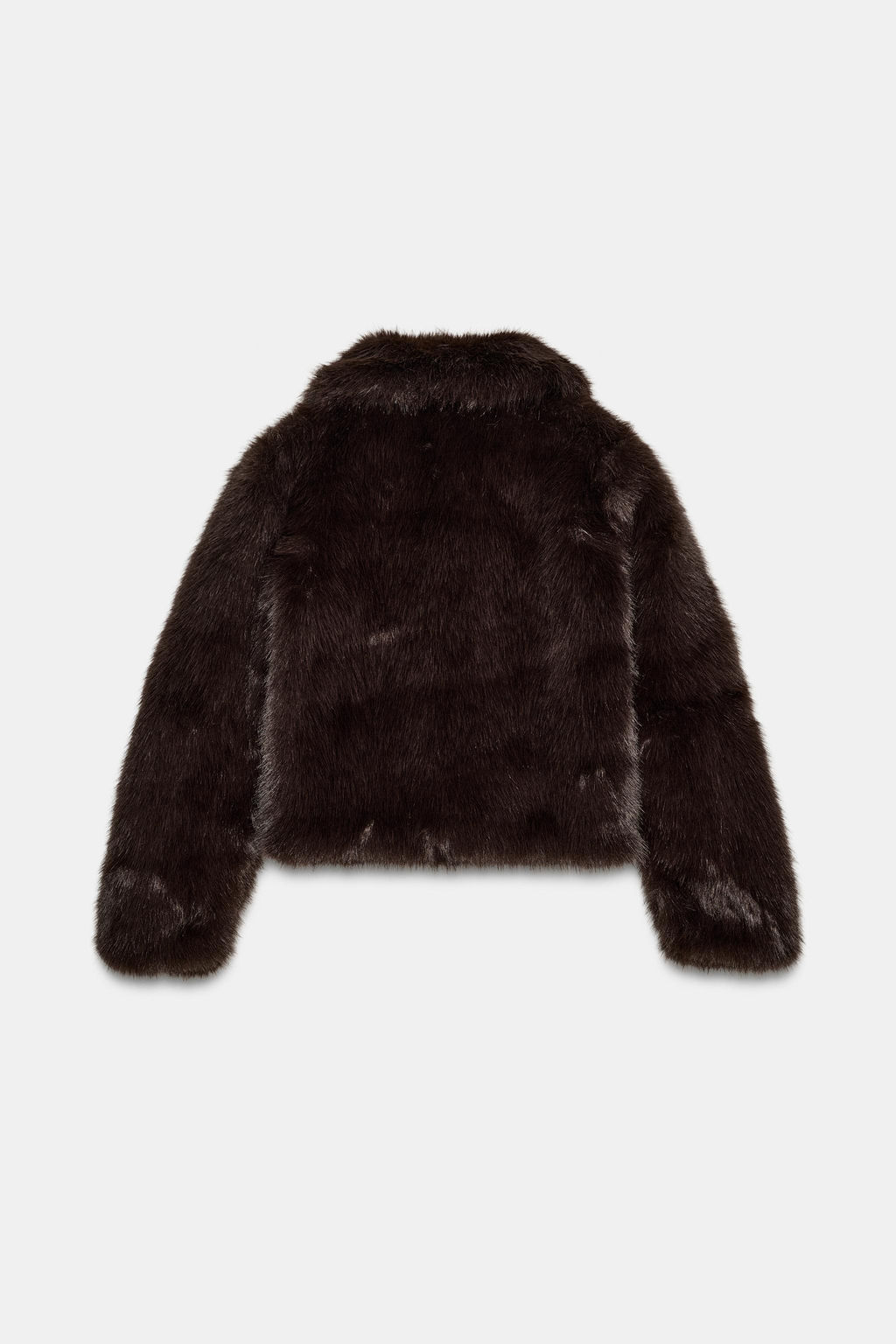 SHORT FAUX FUR COAT - Zara фото 5