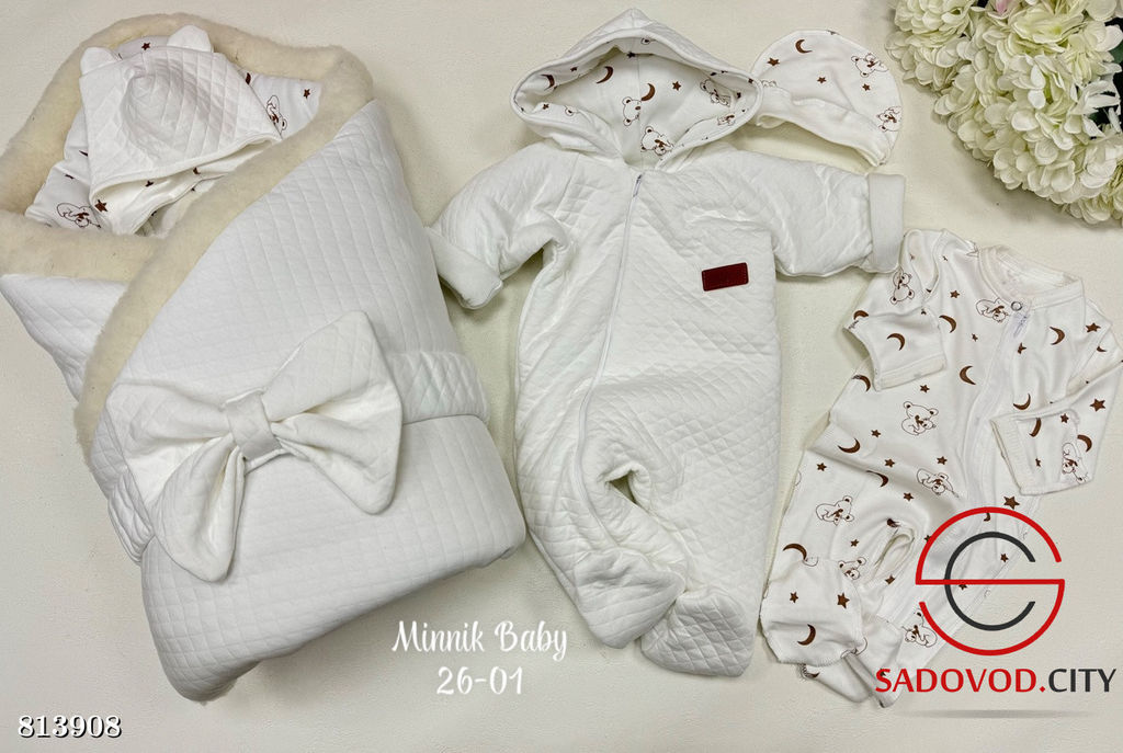 Конверт из капитона на овчине - Bruno фото 2