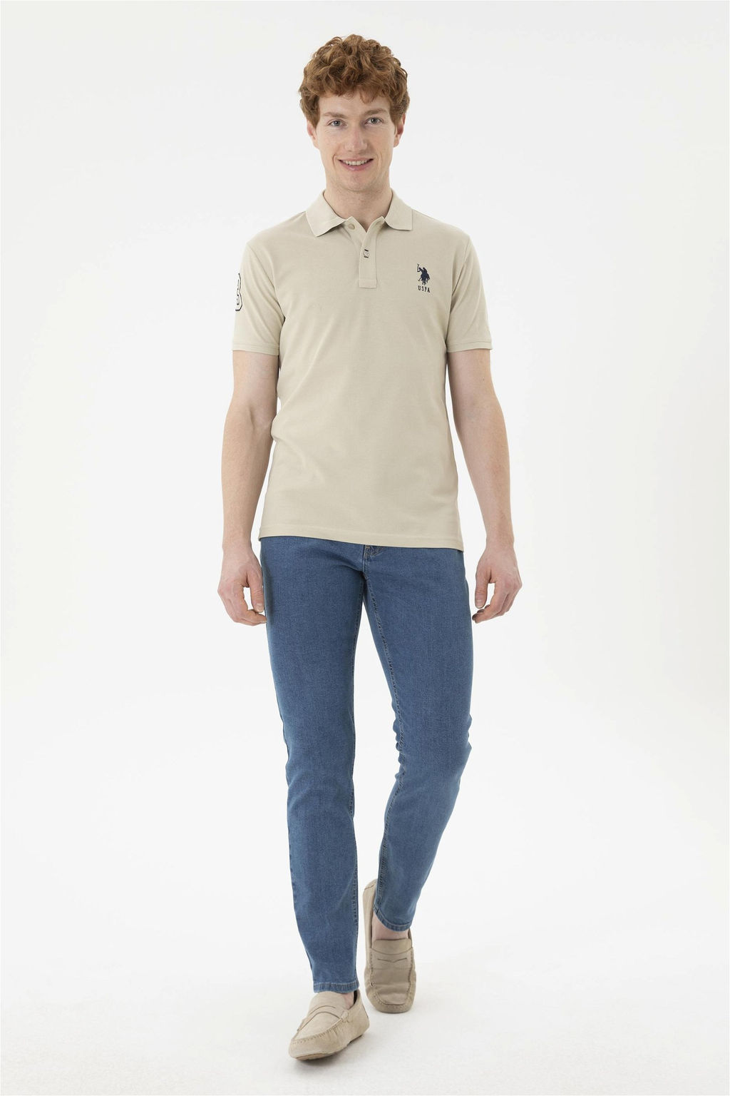 Мужские голубые джинсовые брюки - U.s. polo assn фото 3