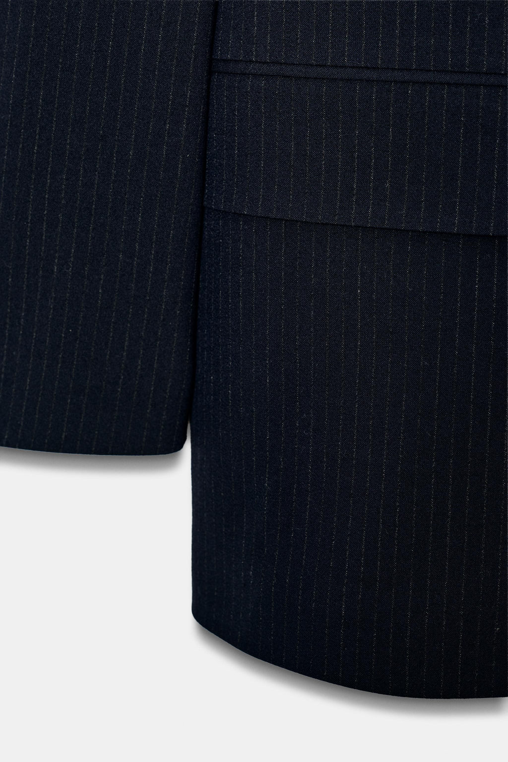 OVERSIZE DOUBLE-BREASTED PINSTRIPE BLAZER - Zara фото 9