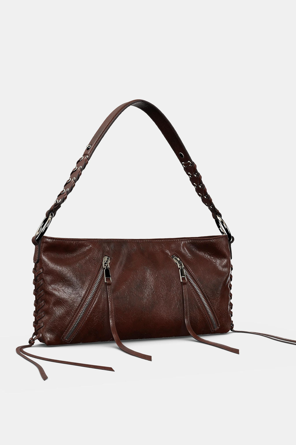 ZIPPED SHOULDER BAG - Zara фото 8