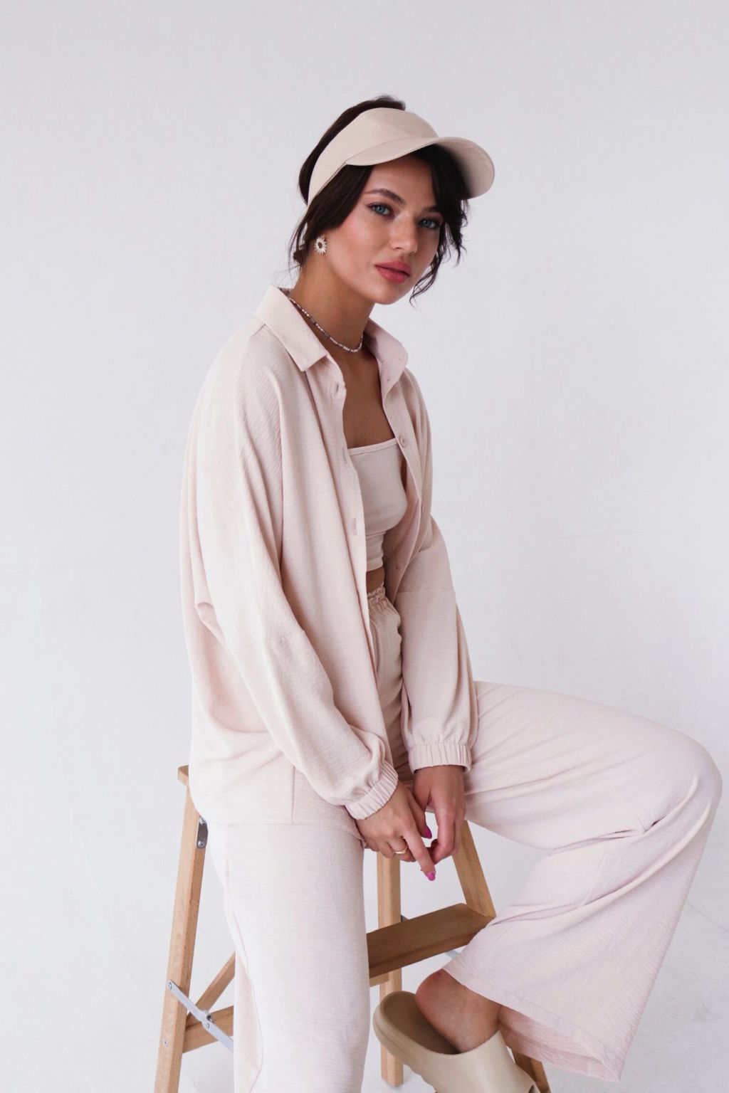 9608 Костюм в пижамном стиле айвори - Martichelli фото 5